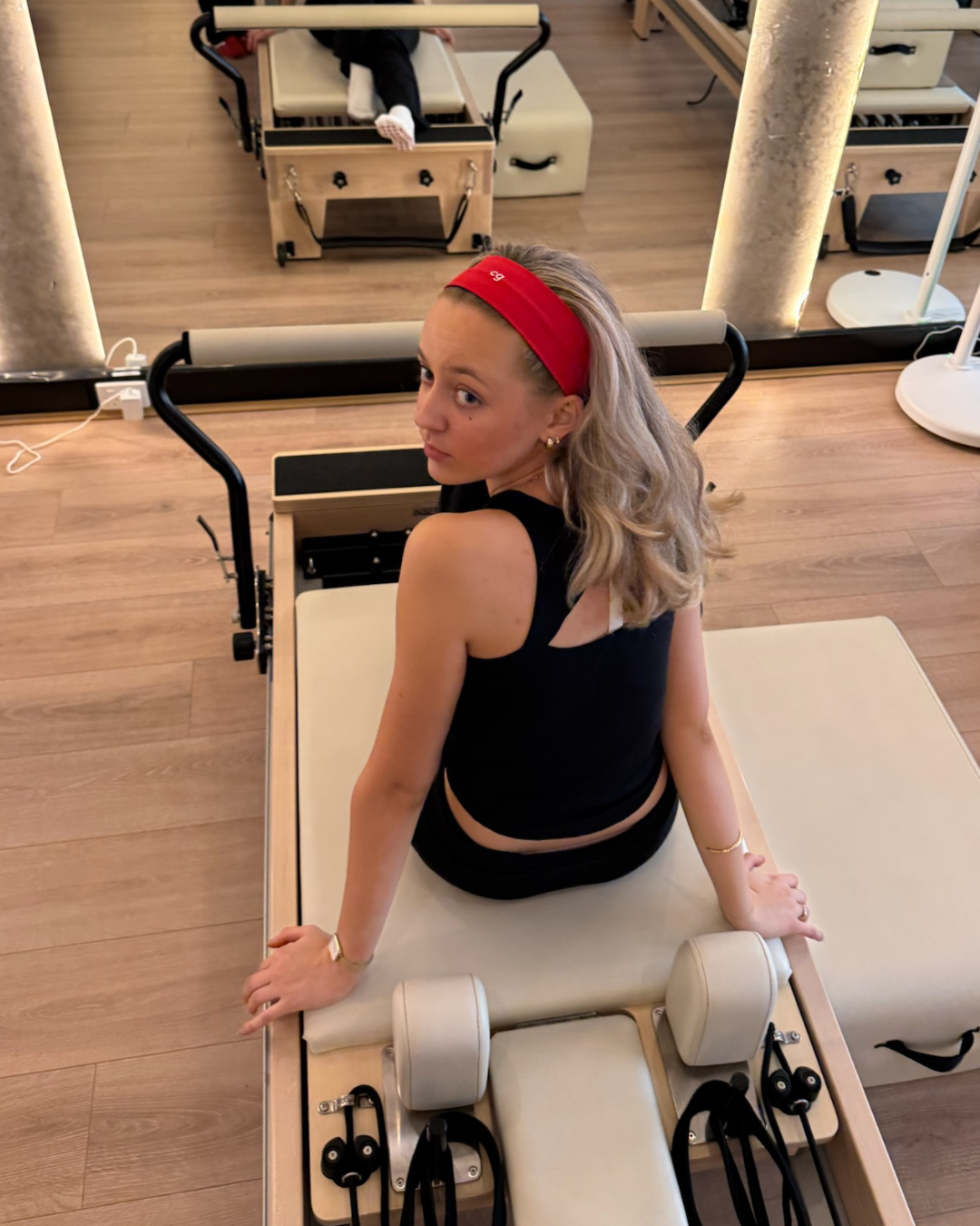 Cherry Red Grip Headband